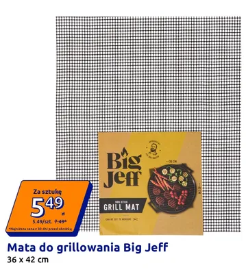 Mata do grillowania Big Jeff 36x42 cm promocja w Action