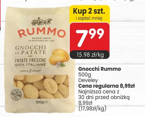 Gnocchi Rummo promocja w Market Point