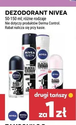 Dezodorant damski Nivea Double Effect promocja w Stokrotka