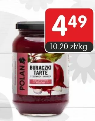Buraczki tarte z czosnkiem i kminkiem promocja w Market Point