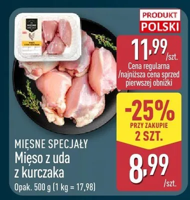 Mięso z uda z kurczaka promocja w Aldi