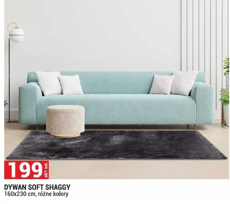Dywan Soft Shaggy 160x230cm promocja w Merkury Market