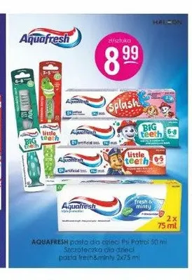 Pasta do zębów dla dzieci Aquafresh Big Teeth promocja w Drogerie Jasmin