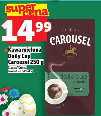 Kawa mielona Daily Cup Carousel promocja w TOPAZ