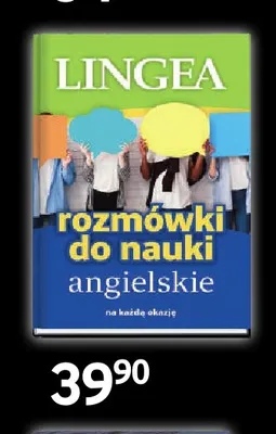 Książka Rozmówki do nauki angielskie Lingea promocja w Empik