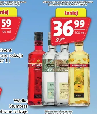 Wódka Stumbras Distilled Young Potato promocja w Prim Market