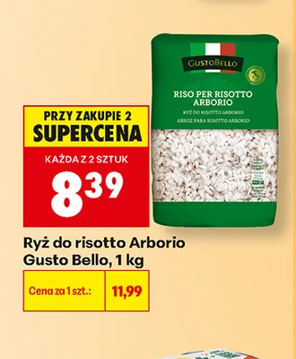 Ryż do risotto Arborio Gusto Bello promocja w Biedronka