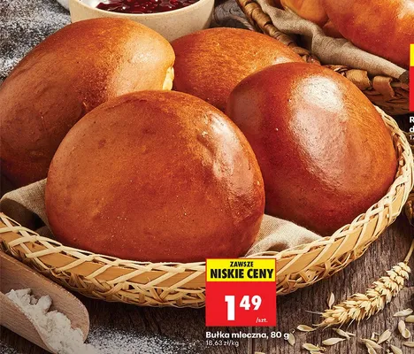 Bułka mleczna promocja w Biedronka