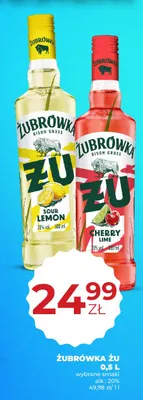 Żubrówka Żu Cherry Lime promocja w Duży Ben