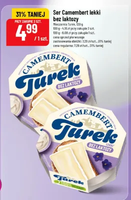 Ser Camembert lekki bez laktozy promocja w POLOmarket