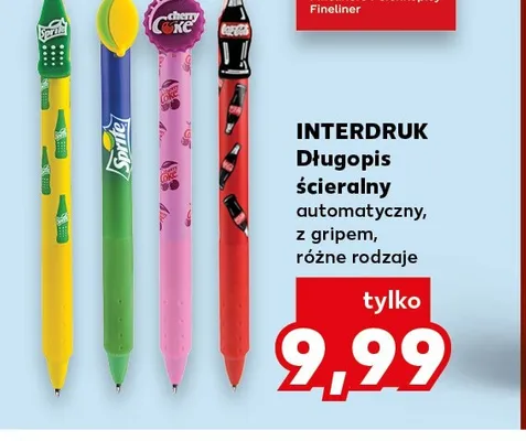 Długopis ścieralny automatyczny Interdruk promocja w Kaufland
