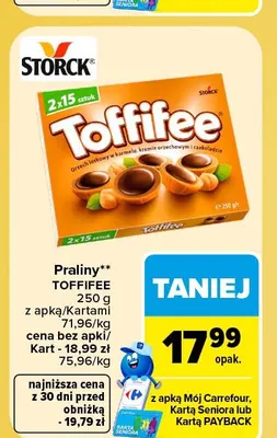 Praliny Toffifee promocja w Carrefour Market