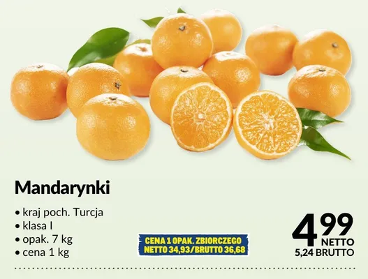 Mandarynki promocja w Makro