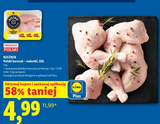 Polski kurczak - ćwiartki, XXL promocja w Lidl