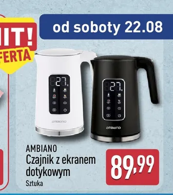 Czajnik z ekranem dotykowym Ambiano promocja w Aldi