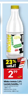 Mleko świeże Łaciate 2,0% promocja w Twój Market