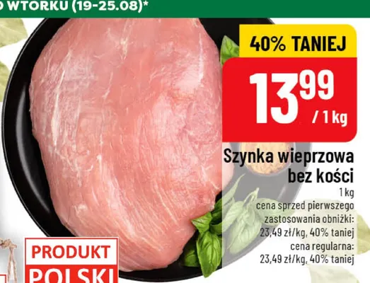 Szynka wieprzowa bez kości Bogactwo Lady promocja w POLOmarket