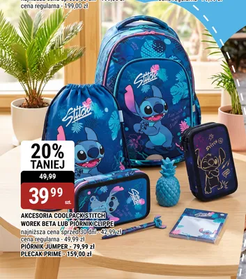 Piórnik Clippe Stitch Coolpack promocja w bi1