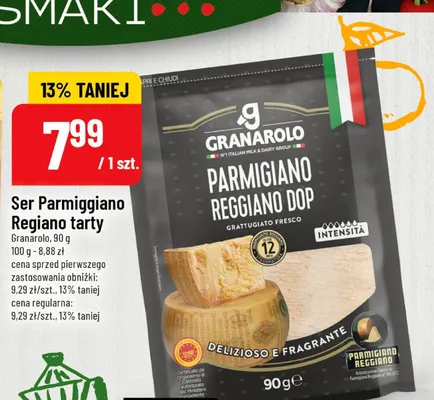 Ser Parmigiano Regiano tarty promocja w POLOmarket