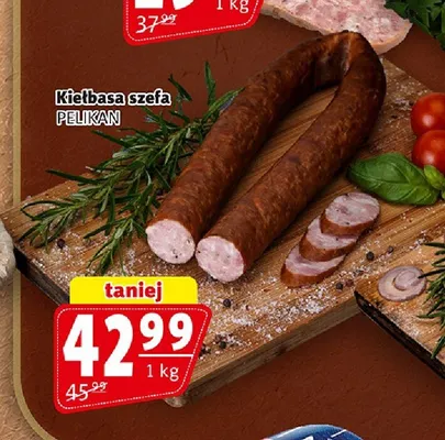Kiełbasa szefa Pelikan promocja w Prim Market