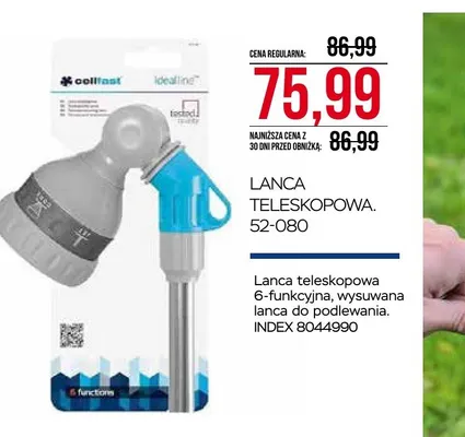 Lanca teleskopowa Cellfast 52-080 promocja w Abra Meble