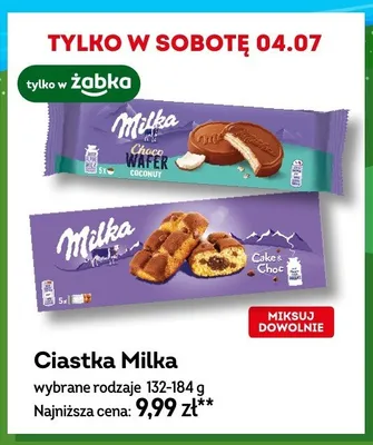 Ciastka Milka Choco Wafer promocja w Żabka