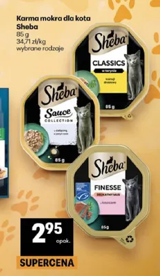 Karma mokra dla kota Sheba Classics w terynie koktajl drobiowy promocja w Delikatesy Centrum
