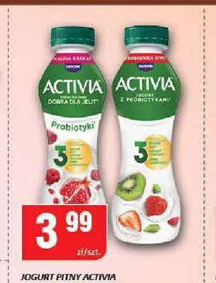 Jogurt pitny Activia Danone promocja w Chorten