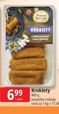 Krokiety Nasze Specjały promocja w Leclerc