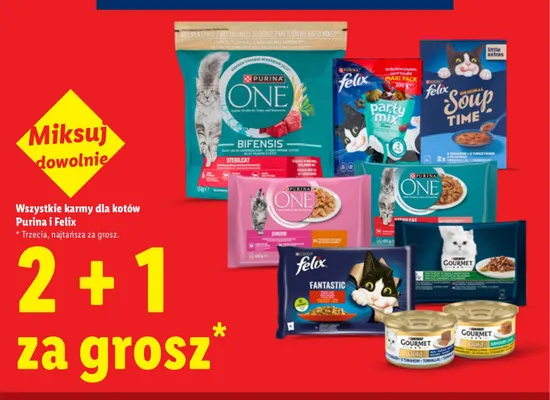 Mokra karma dla kotów Purina ONE Sterilcat promocja w Lidl