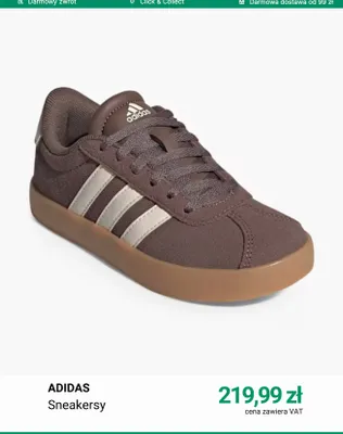 Sneakersy Adidas promocja w Deichmann