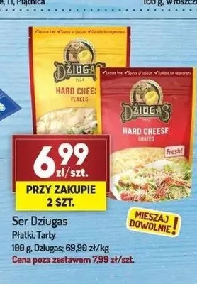 Ser twardy Dziugas tarty promocja w Avita