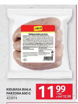 Kiełbasa biała parzona Szlagor promocja w Selgros