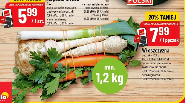 Włoszczyzna promocja w POLOmarket