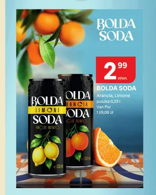 Bolda Soda Limone promocja w Chorten