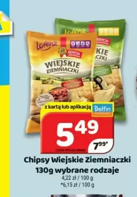 Chipsy Wiejskie Ziemniaczki promocja w Delfin