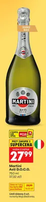 Wino musujące Martini Asti D.O.C.G. promocja w Biedronka