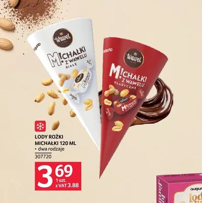 Lody rożek Augusto Michałki z Wawelu Klasyczne promocja w Selgros