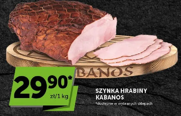Szynka hrabiny kabanos promocja w Groszek