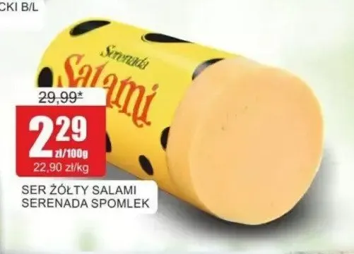 Ser żółty Salami Serenada promocja w Bingo