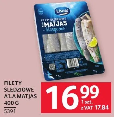 Filety śledziowe a'la Matjas 400g Viking 5391 promocja w Selgros