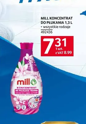 Koncentrat do płukania Mill promocja w Selgros