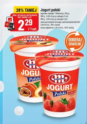 Jogurt polski promocja w POLOmarket
