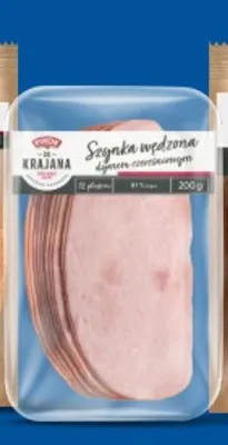 Szynka wędzona dymem olchowo-bukowym Pikok od Krajana promocja w Lidl