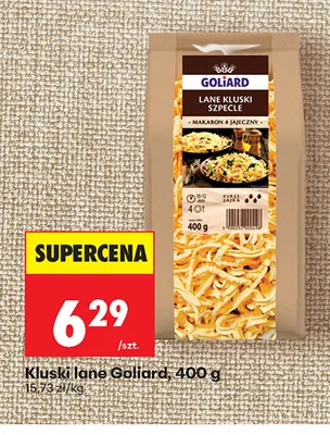 Kluski lane Goliard promocja w Biedronka