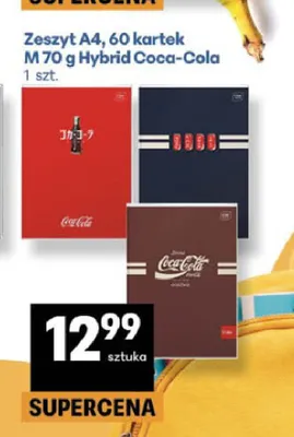 Zeszyt A4 60 kartek M 70 g Hybrid Coca-Cola promocja w Delikatesy Centrum