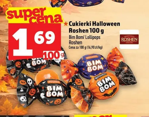 Cukierki Halloween Bim Bom Roshen promocja w TOPAZ