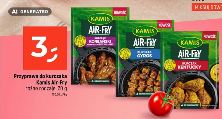 Przyprawa do kurczaka koreański Kamis Air-Fry promocja w Dealz