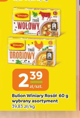 Bulion Rosół wołowy Winiary promocja w Społem Częstochowa