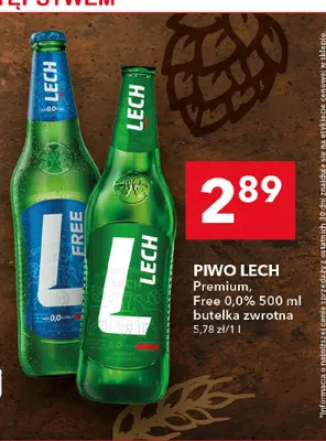 Piwo Lech Premium promocja w LEWIATAN